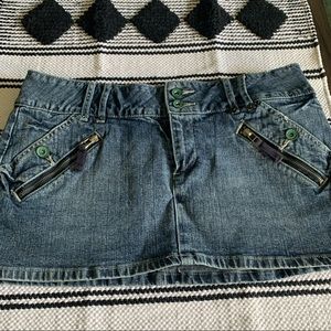 Cute Denim Mini Skirt